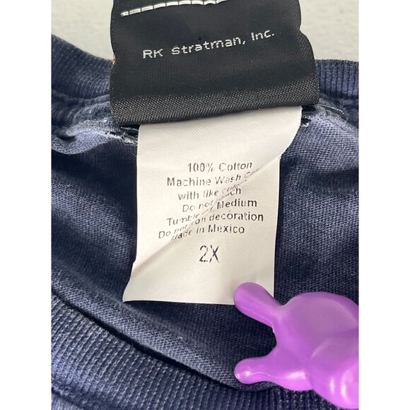 Harley Davidson Smokey Mountain Motorcycle T-Shirt Women's 2X Blue Faded Vintage - Picture 6 of 6